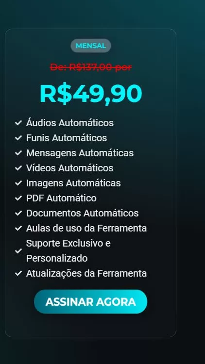 O Zap Suite é a solução perfeita para otimizar o atendimento no WhatsApp. Com uma interface simples e intuitiva, mesmo usuários com pouca experiência em tecnologia podem usá-lo facilmente. Grave, salve funis de vendas e automatize respostas em texto e áudio com um clique. Flexível, respeita os intervalos definidos pelo usuário. Ideal para pequenos empresários em busca de eficiência e empreendedores digitais que trabalham com WhatsApp. Versátil e acessível, o Zap Suite é a chave para um atendimento consistente e operações otimizadas.