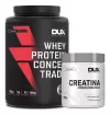 Whey Protein Dux Nutrition 900g + Creatina 300g 100% Pura